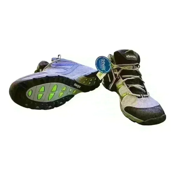 Koppen Blue Hiking Trail Shoes Size 10 Ortholite Insoles - Picture 2 of 5